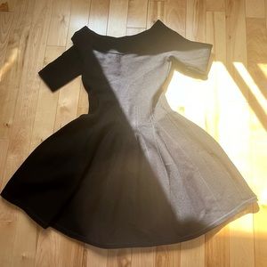 Jonathan Simkhai black knit circle dress